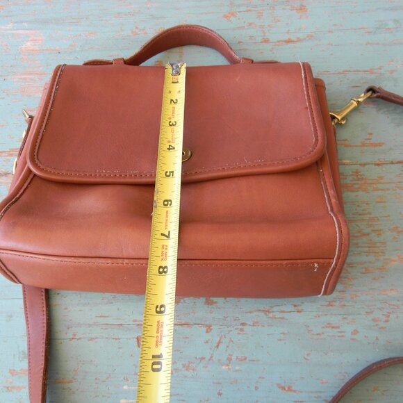 Vintage COACH Court Bag Convertible Crossbody Handbag 9870 Purse GOOD SHAPE! - Picture 3 of 11